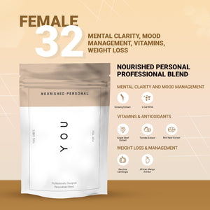 Case Study 22: Female, 32 - Mental Clarity, Mood Management, Vitamins, Weight Loss