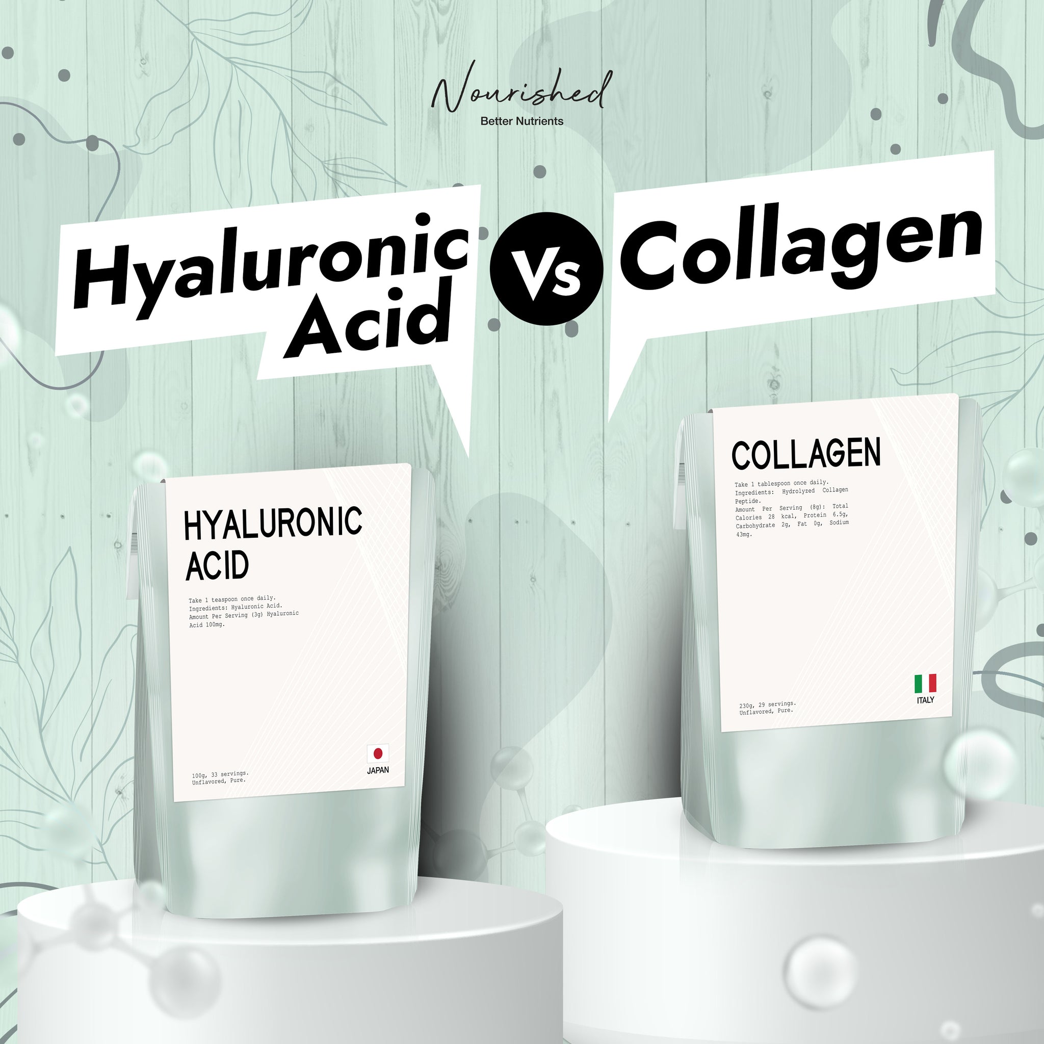 Hyaluronic Acid Vs Collagen – Which is Better for Our Skin?