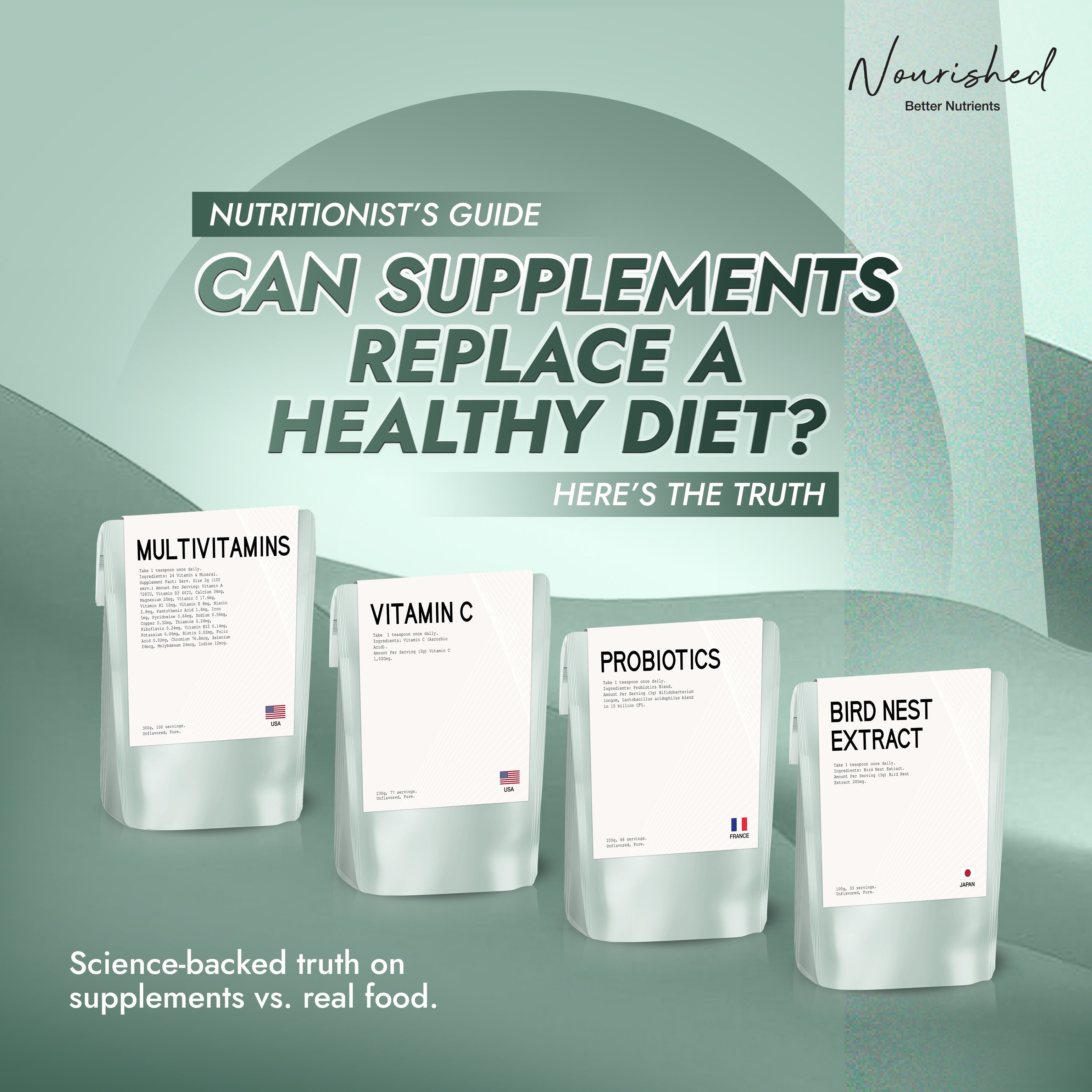 Can Supplements Replace a Healthy Diet? Here’s the Truth