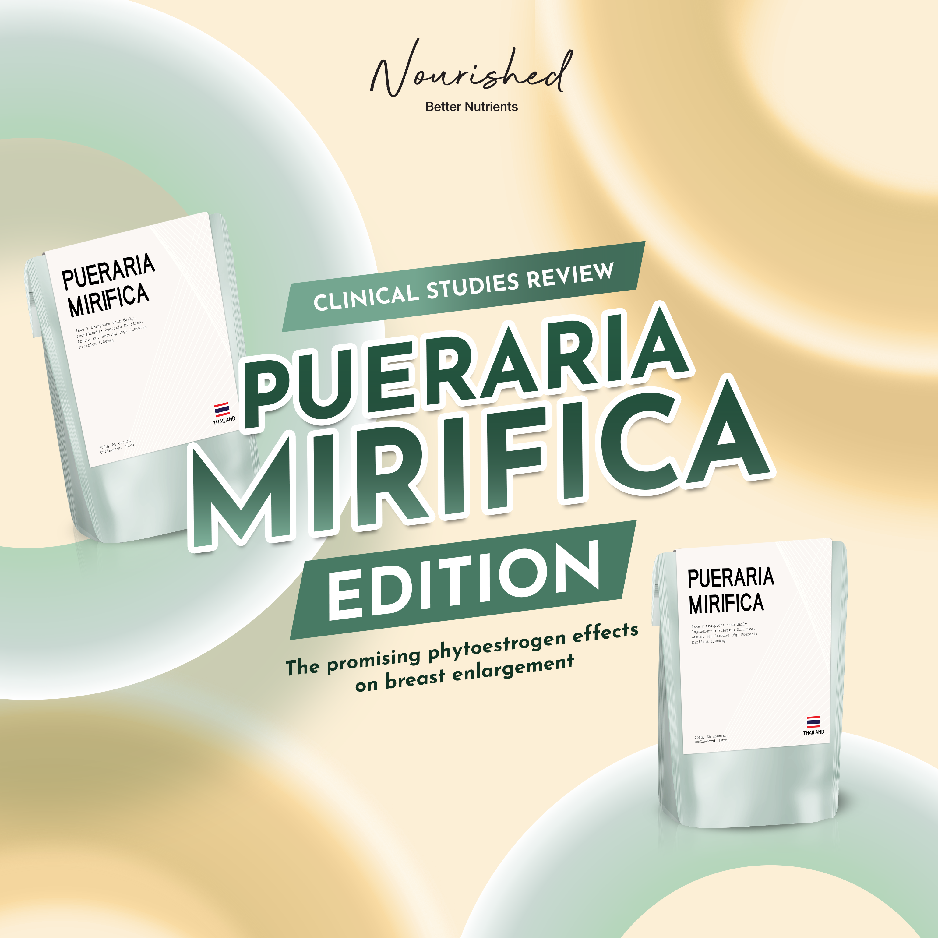 REVIEWED: Studies on Pueraria Mirifica for Breast Enlargement and Body Shaping