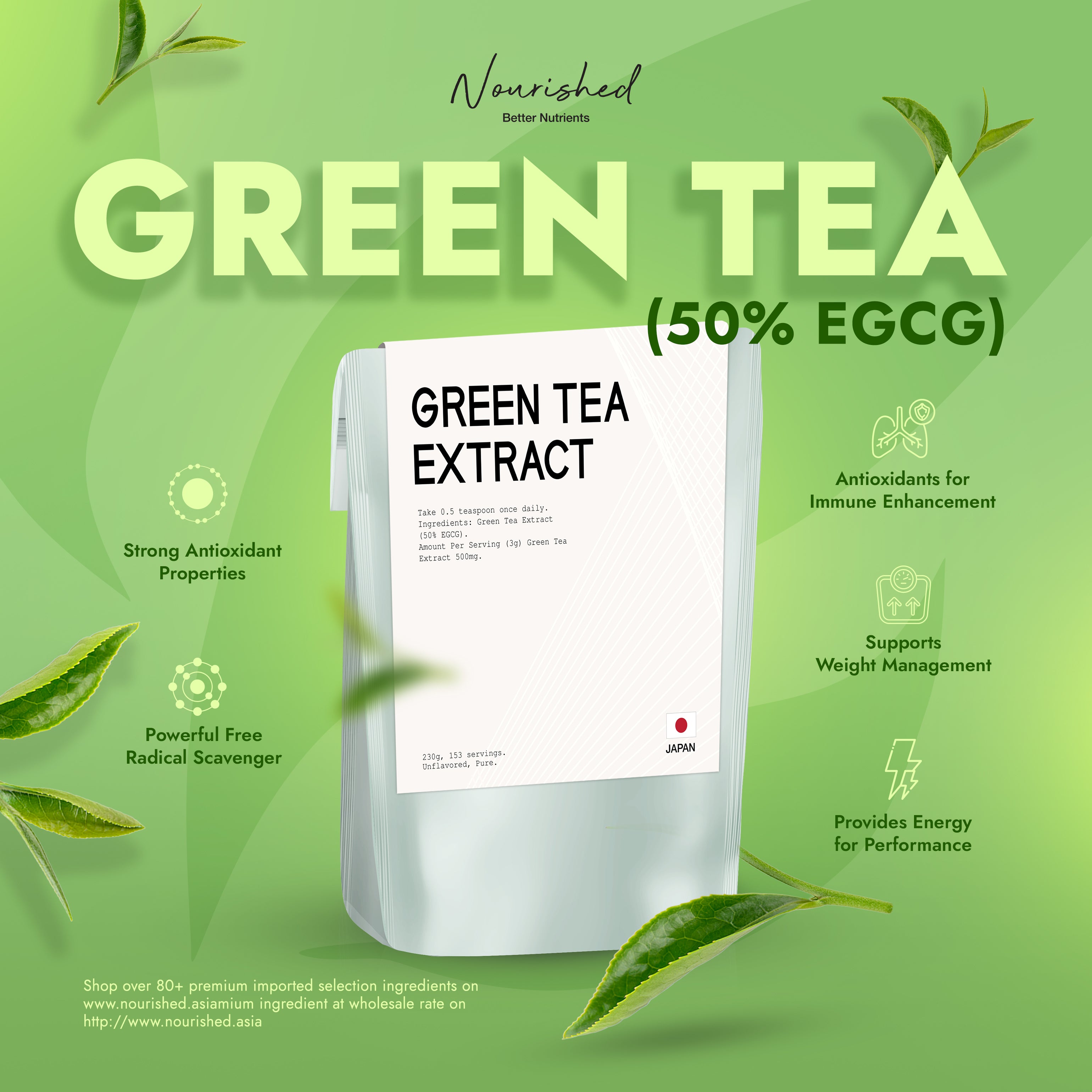 Green Tea Extract (50% EGCG)