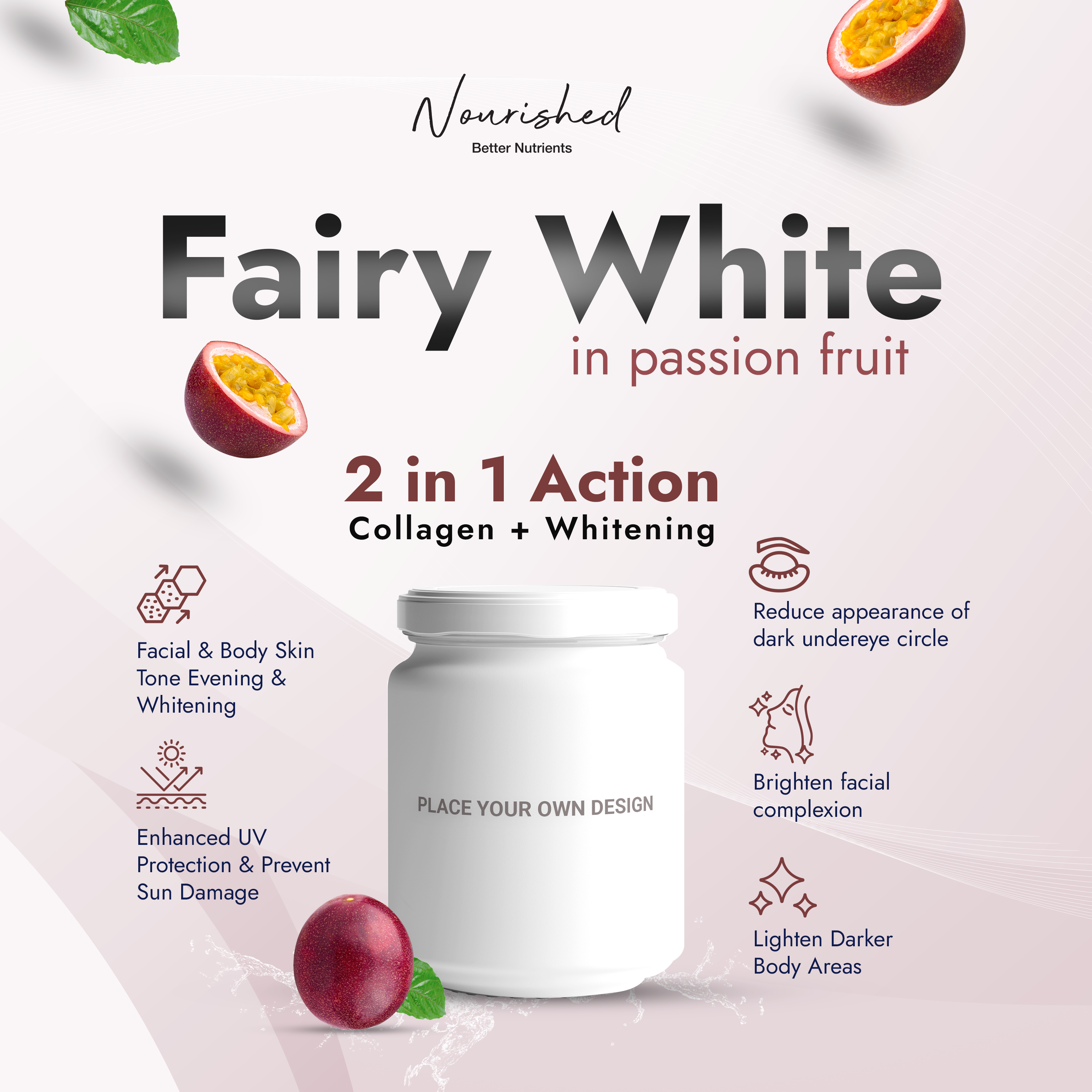 Fairy White in Passion Fruit