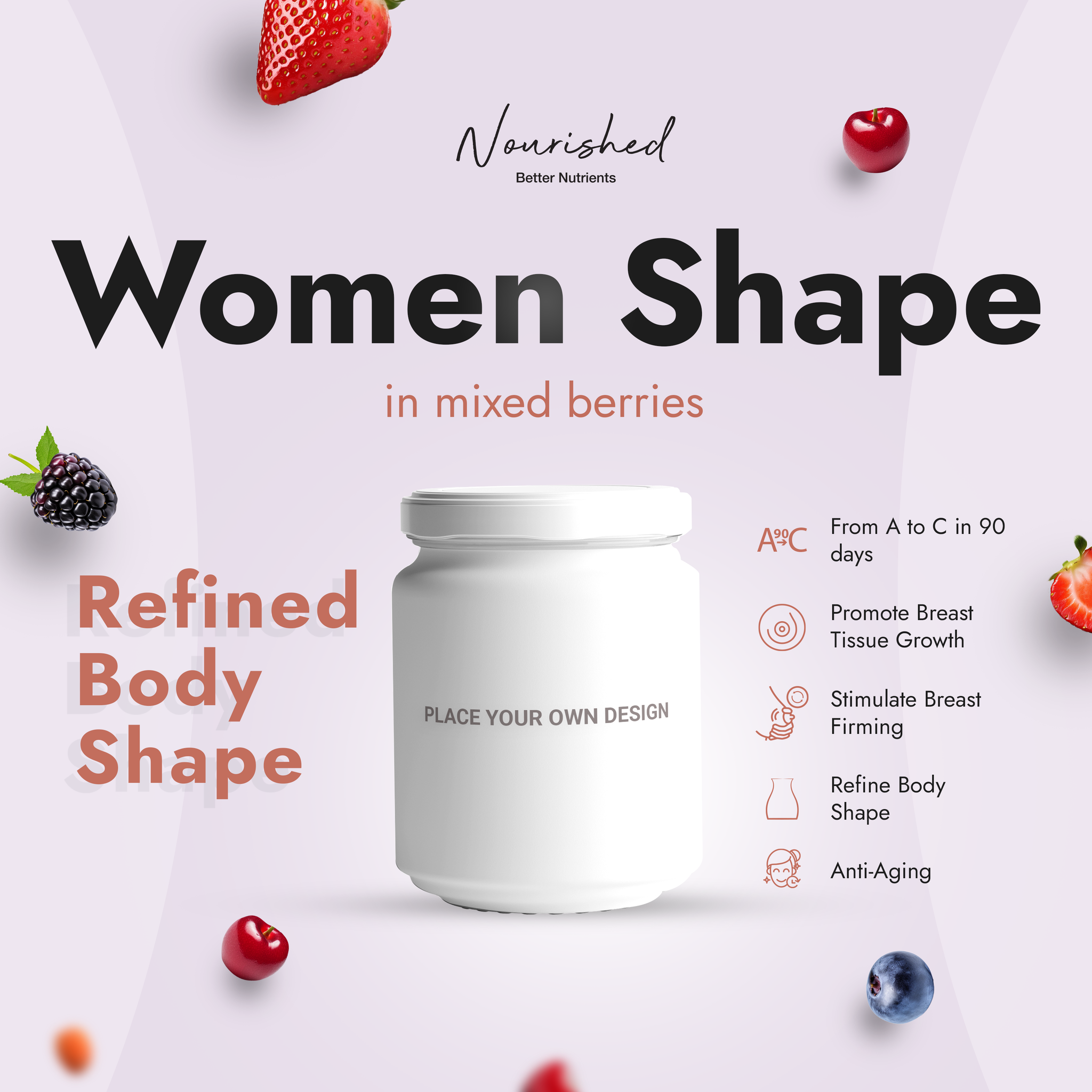 Women Shape in Mixed Berries