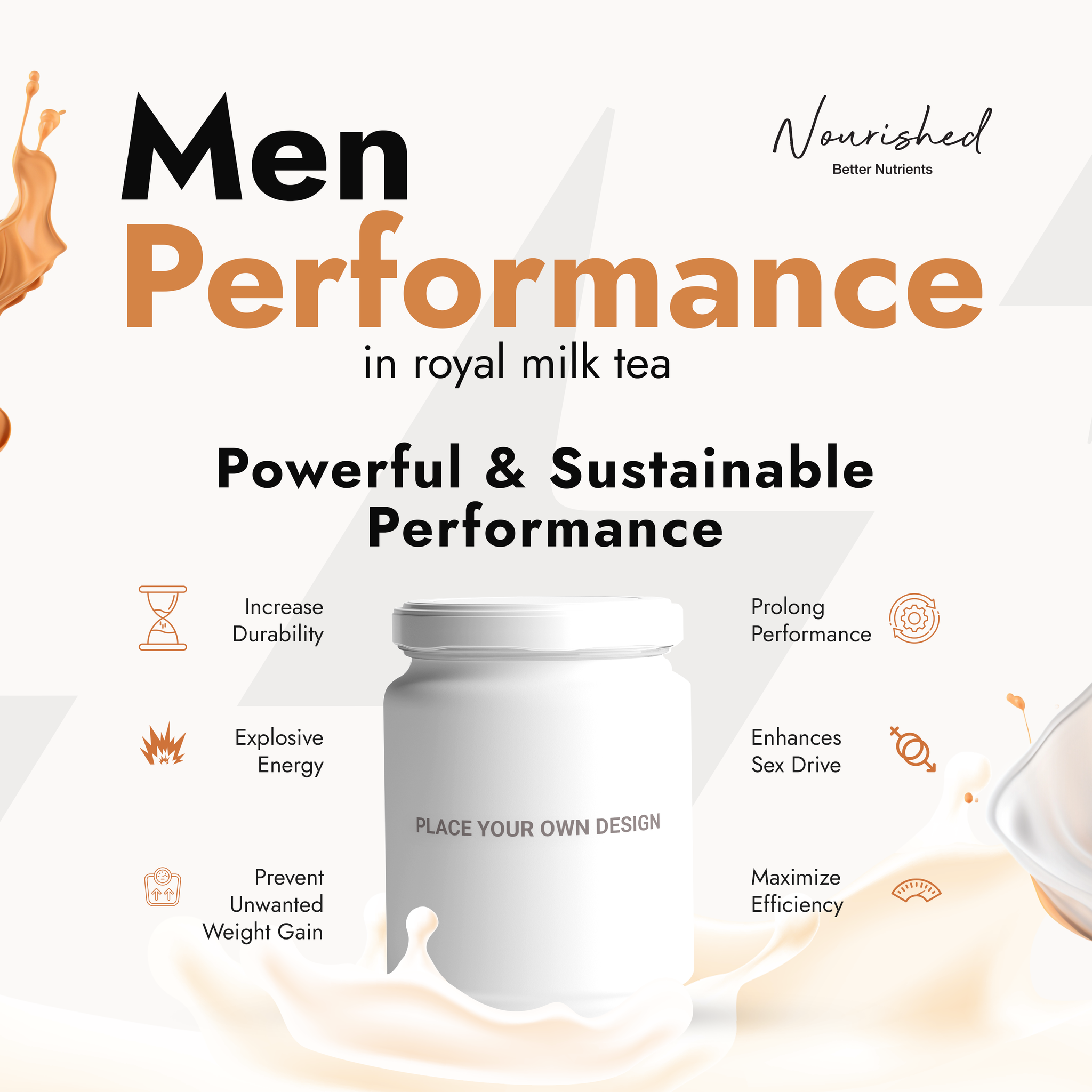 Men Performance in Royal Milk Tea
