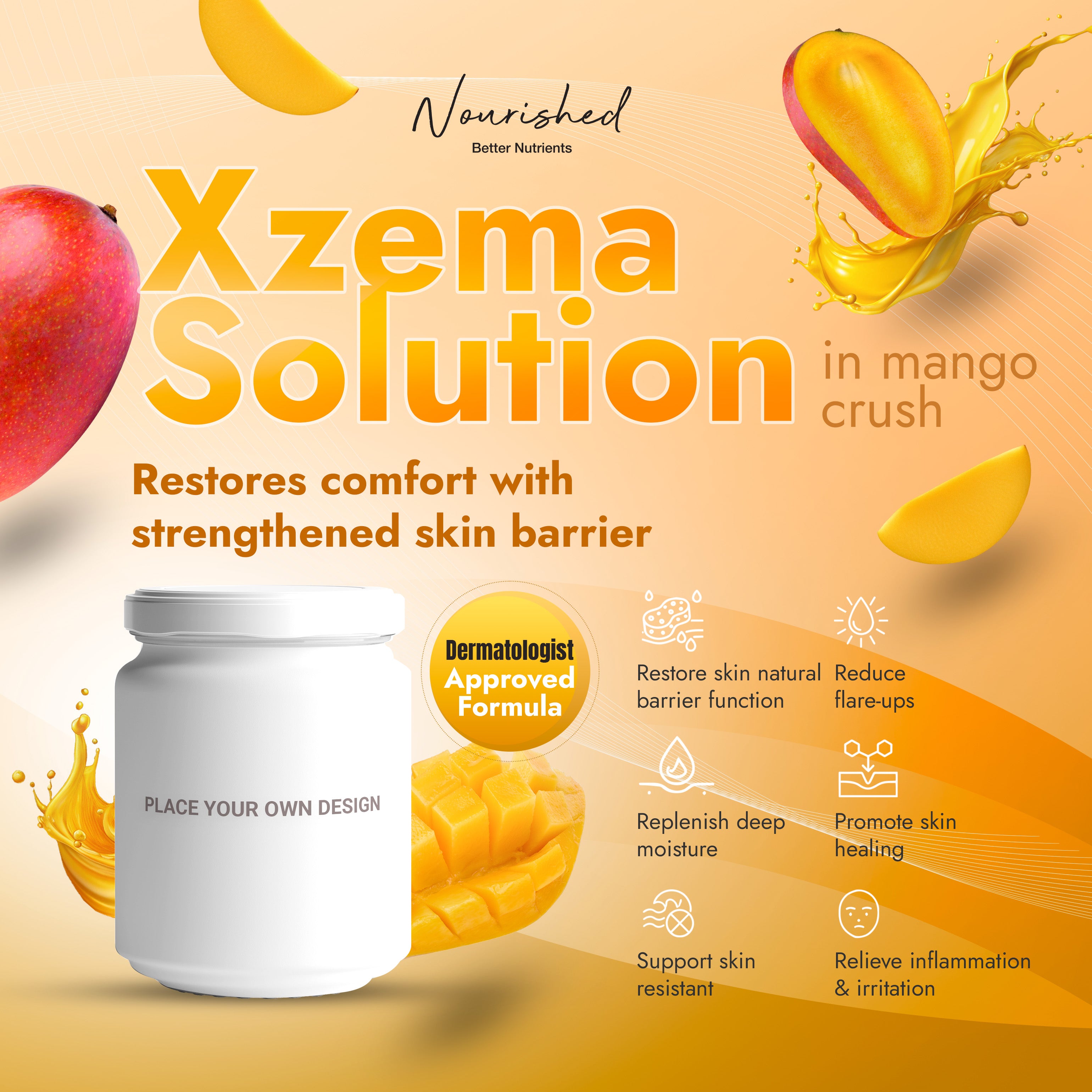 Xzema Solution in Mango Crush