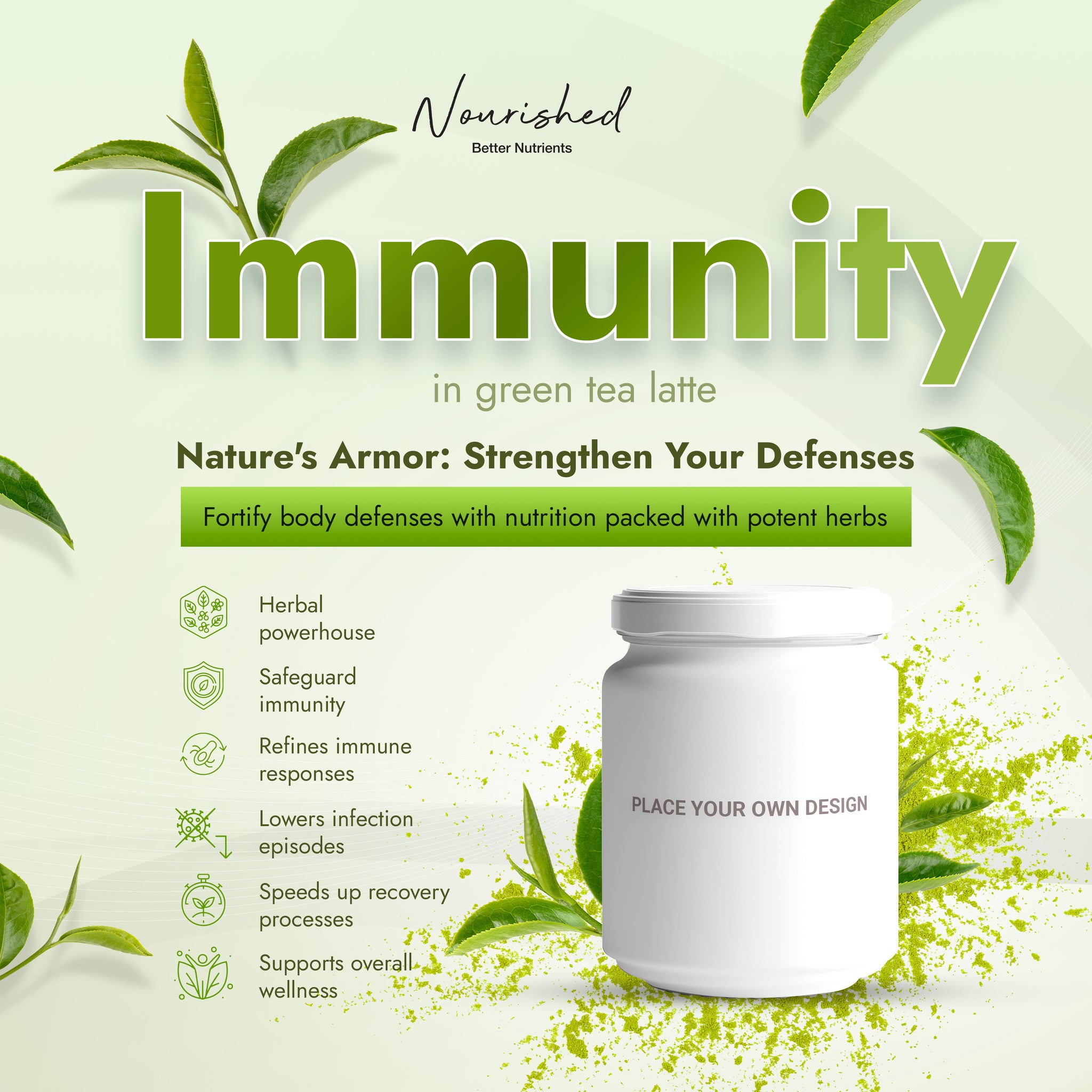 Immunity in Green Tea Latte