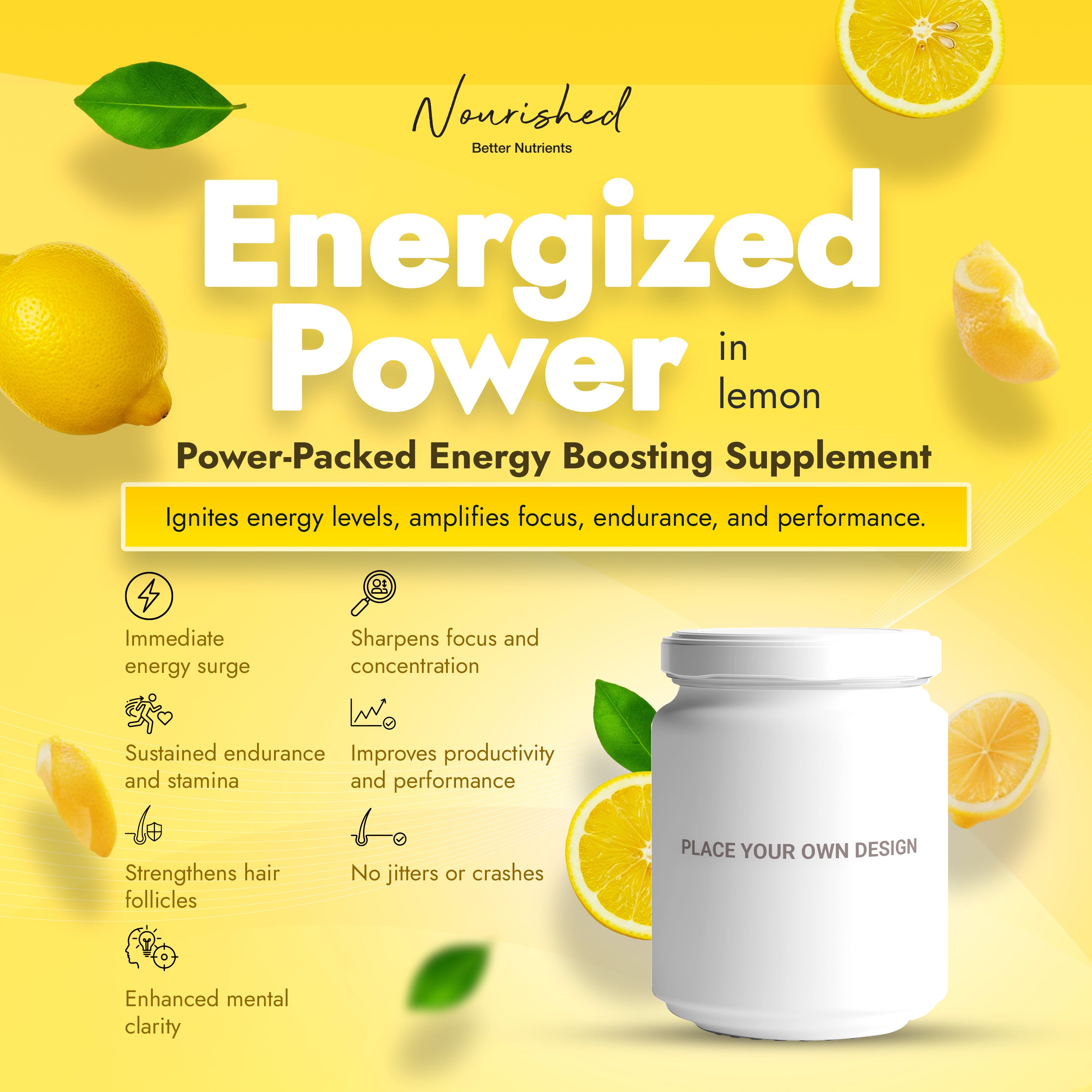 Energized Power in Lemon Zest